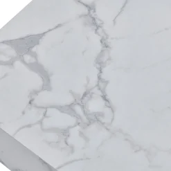 Adele - Sæt af sofaborde i hvidt marmorprint