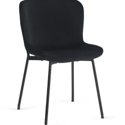 Adena spisebordsstol - Sort velour