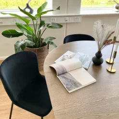 Adena spisebordsstol - Sort velour