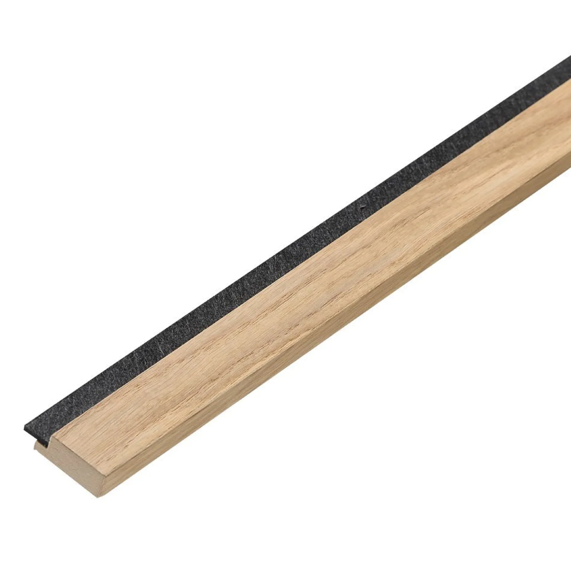 Afslutningslister til Akustikpaneler i egelook 2400x600x22 mm - Højre & venstre - RESTPARTI