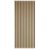 Akustikpanel i egetræsfiner 1200x520x18 mm