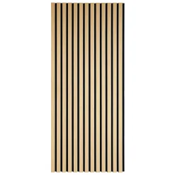Akustikpanel i egetræsfiner 1200x520x18 mm