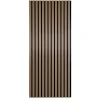 Akustikpanel i røget egetræsfiner 1200x520x18 mm