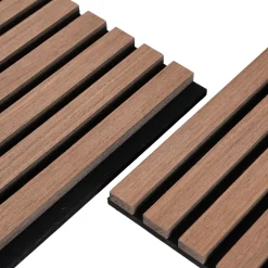 Akustikpanel i røget egetræsfiner 3000x520x18 mm