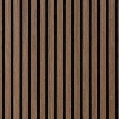 Akustikpanel i røget egetræsfiner 2600x520x18 mm