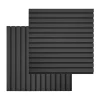 Akustikpanel i sort egetræsfiner 520x520x18 mm