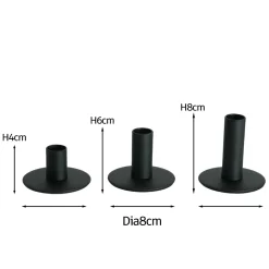 Alana Lysestage sæt i sort