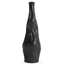 Alva keramik vase sort 25 cm