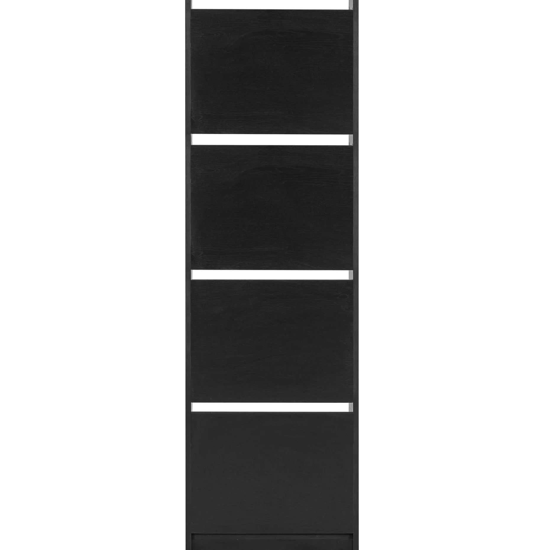 Amy skoskab - sort med 4 låger