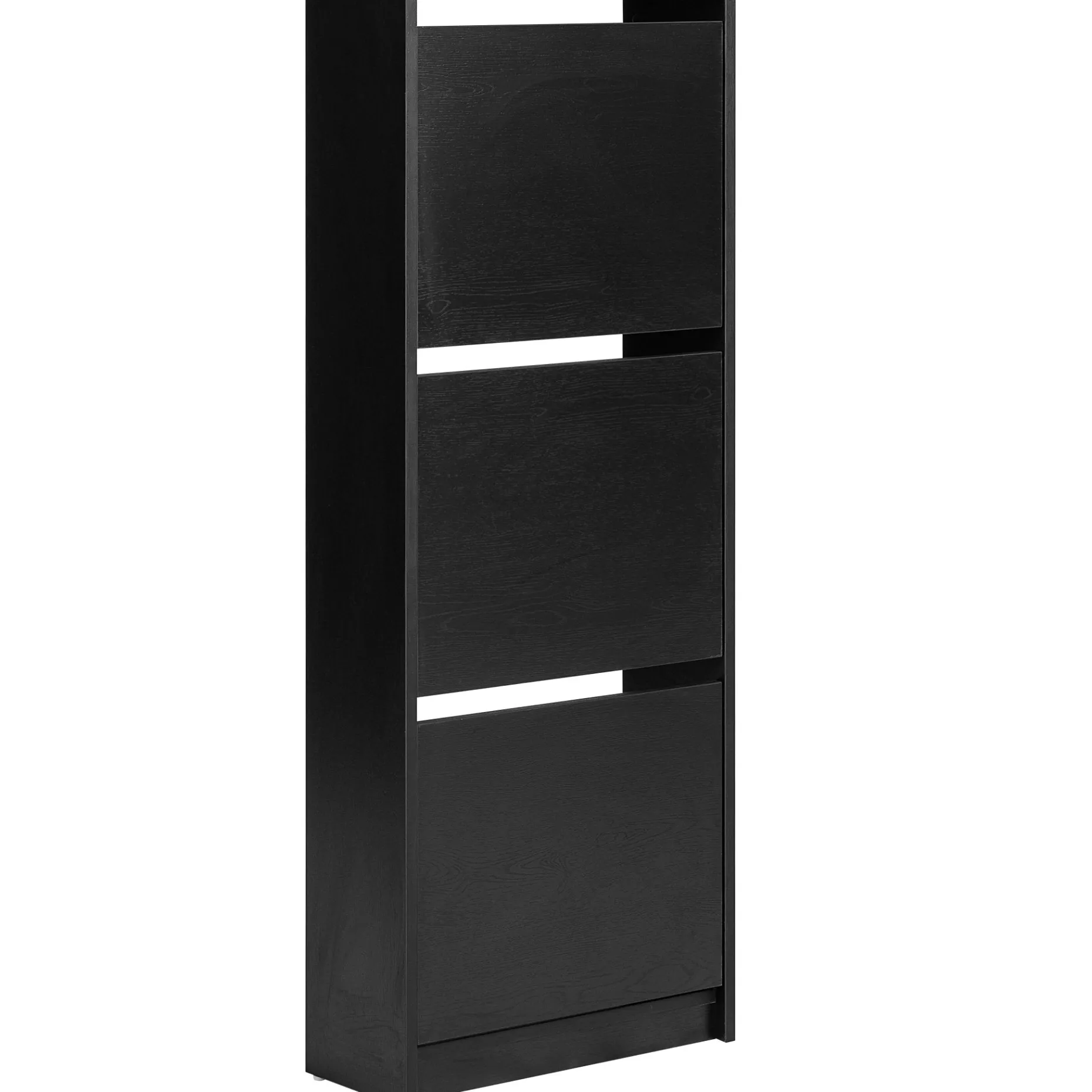 Amy skoskab - Sort med 3 låger