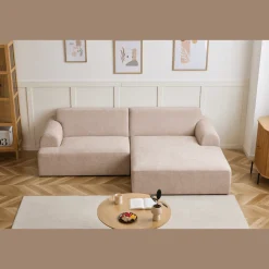 Arianna chaiselong sofa beige - Højrevendt