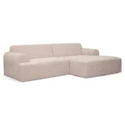 Arianna chaiselong sofa beige - Højrevendt