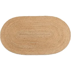 Arthur oval tæppe - Jute 70x120 cm
