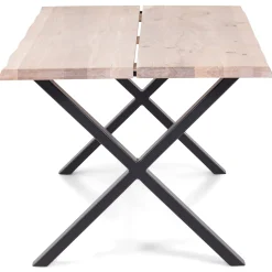 Aura plankebord - 300 x 95 cm - Hvidolieret eg med krydsben - Ikke forberedt til tillægsplader (Restparti)