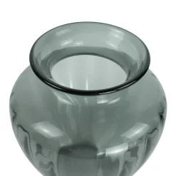 Bati glas vase i grå 27 cm