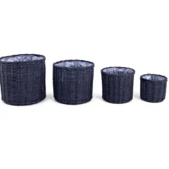 Bella fletkurve sort - 4 stk/sæt