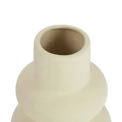 Bliss keramik vase sand 19,5 cm