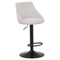 Cassie - beige justerbar barstol med drejefunktion 360 grader