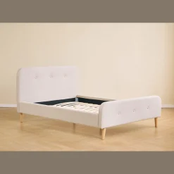 Christian sengeramme i beige 140x200 cm ekskl. sengelameller og madrasser