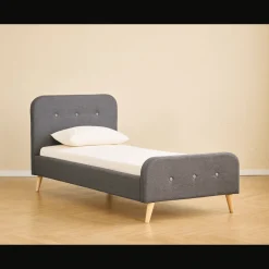 Christian sengeramme i grå 90x200 cm ekskl. sengelameller og madrasser