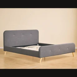 Christian sengeramme i grå 180x200 cm ekskl. sengelameller og madrasser