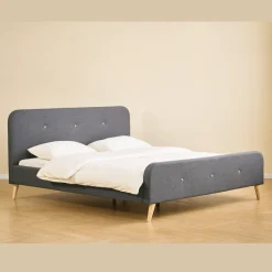 Christian sengeramme i grå 180x200 cm ekskl. sengelameller og madrasser