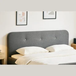 Christian sengeramme i grå 180x200 cm ekskl. sengelameller og madrasser