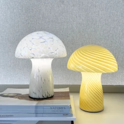 Coco Mushroom LED lampe hvid