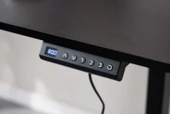 Damian hæve- og sænkebord skrivebord 160x80 cm i sort