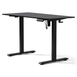 Damian hæve- og sænkebord skrivebord 120x60 cm i sort