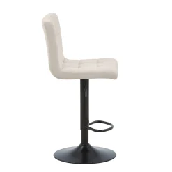 Diana - beige justerbar barstol med drejefunktion 360 grader