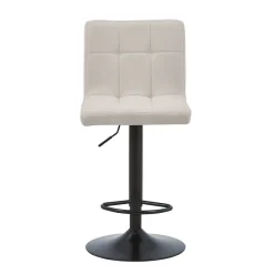 Diana - beige justerbar barstol med drejefunktion 360 grader