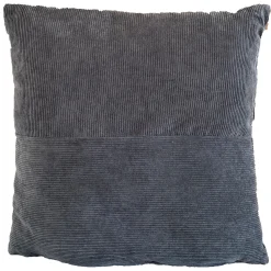 Ellen pyntepude - Lysegrå fløjl 45x45 cm