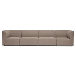 Emilia modulsofa i sand 4 moduler L: 328 X D: 79 X H: 72 cm