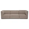 Emilia modulsofa i sand med 3 moduler L: 243 X D: 79 cm X H: 72 cm