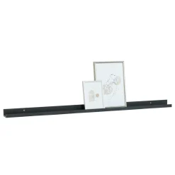 Emmie billedhylde sort 115x7 cm