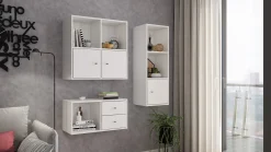 Flora skuffer til Flora reolsystem (2 skuffer) - Hvid