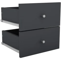 Flora skuffer til Flora reolsystem (2 skuffer) - Grå