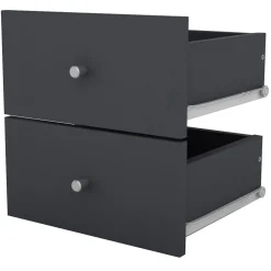 Flora skuffer til Flora reolsystem (2 skuffer) - Grå