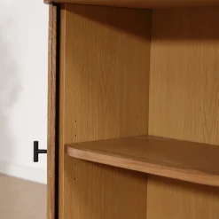 Florence jalousi skab med lameller i eg 70x40x85 cm