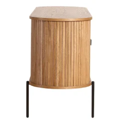 Florence jalousi skab med lameller i eg 160x45x75 cm