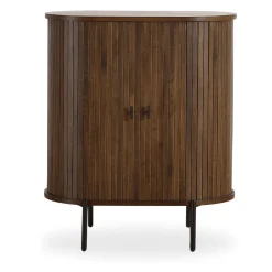 Florence jalousi skab med lameller i røget eg 70x40x85 cm