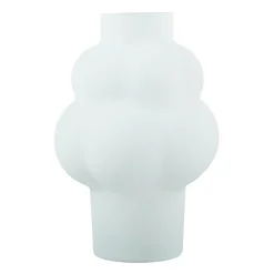 Foxy glas vase hvid 21 cm