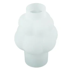 Foxy glas vase hvid 21 cm