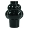 Foxy glas vase sort 21 cm