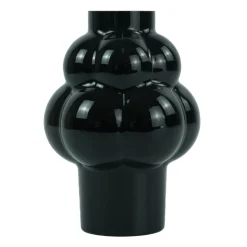 Foxy glas vase sort 21 cm