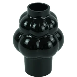 Foxy glas vase sort 21 cm