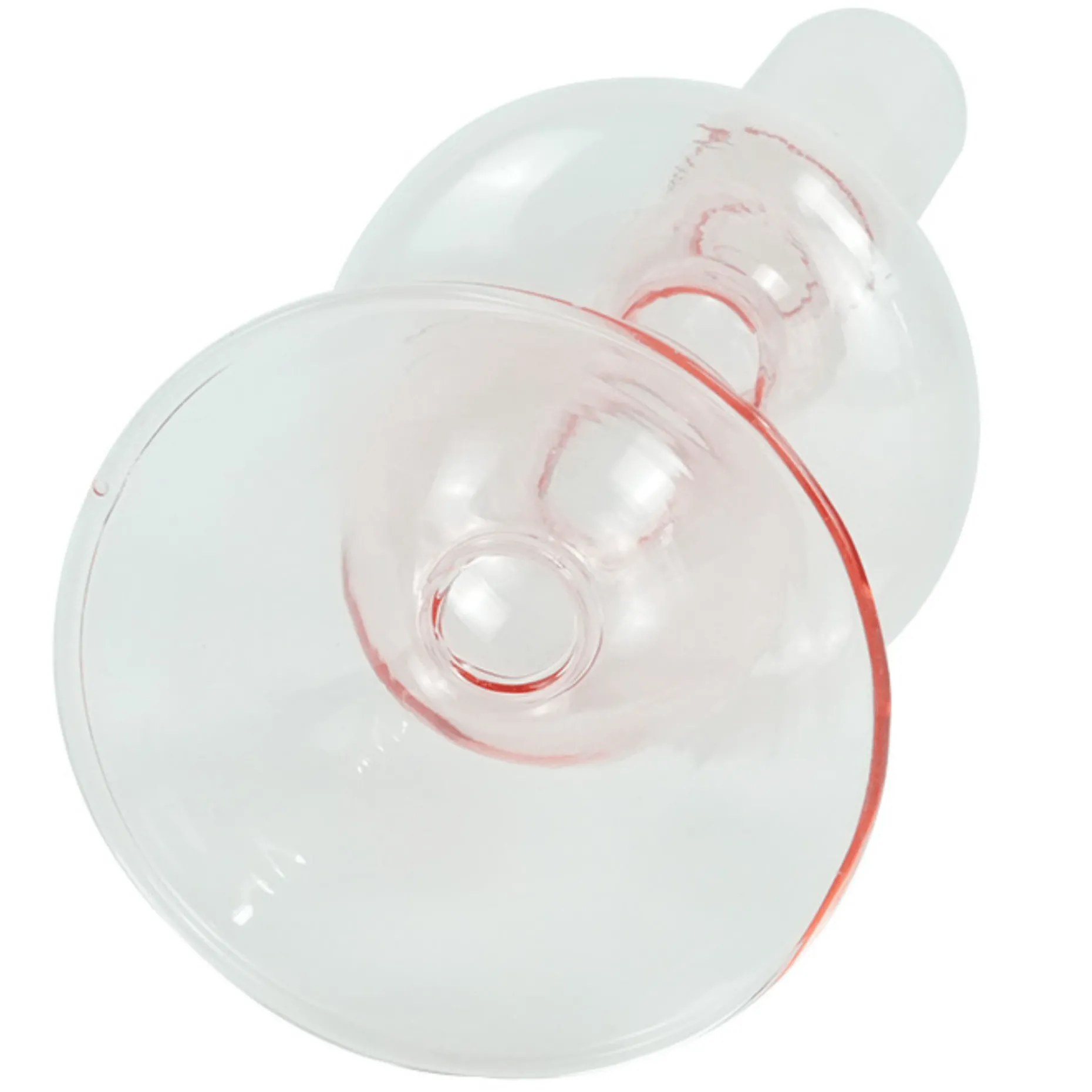 Gracie glas lysestage  lyserød 18 cm