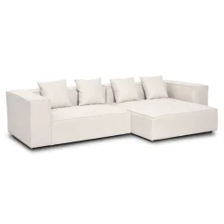 Hailey - Højrevendt chaiselong modulsofa i beige med 2 moduler L: 294 X D: 148 X H: 65 cm