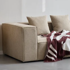 Hailey - Højrevendt chaiselong modulsofa i sand med 2 moduler L: 294 X D: 148 X H: 65 cm